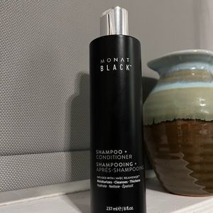 8oz Monat black shampoo + conditioner